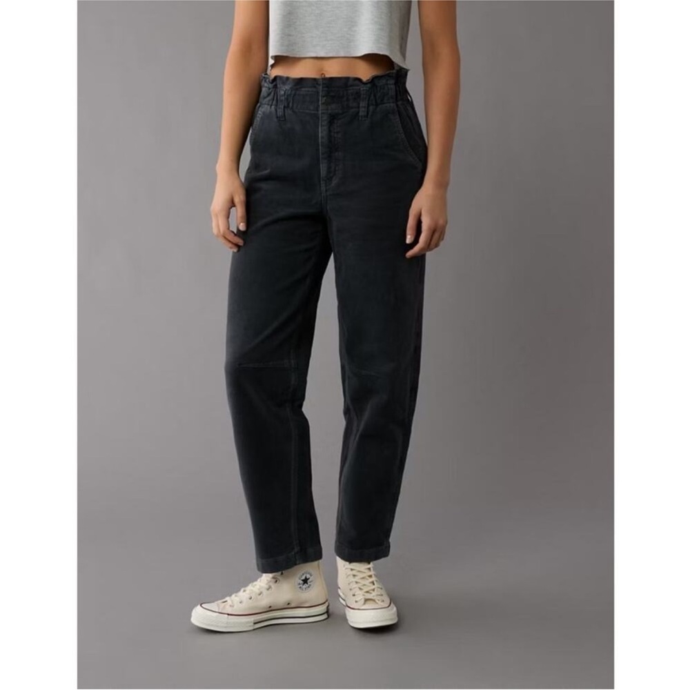 American Eagle Outfitters Black High-Waisted Pants